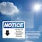 Signmission Contractor Material And Equipment Sign With Symbol, 7 in W x Rectangle, Vinyl Decal OS-2PACK-NS-D-57-L-10821 - alternate 4